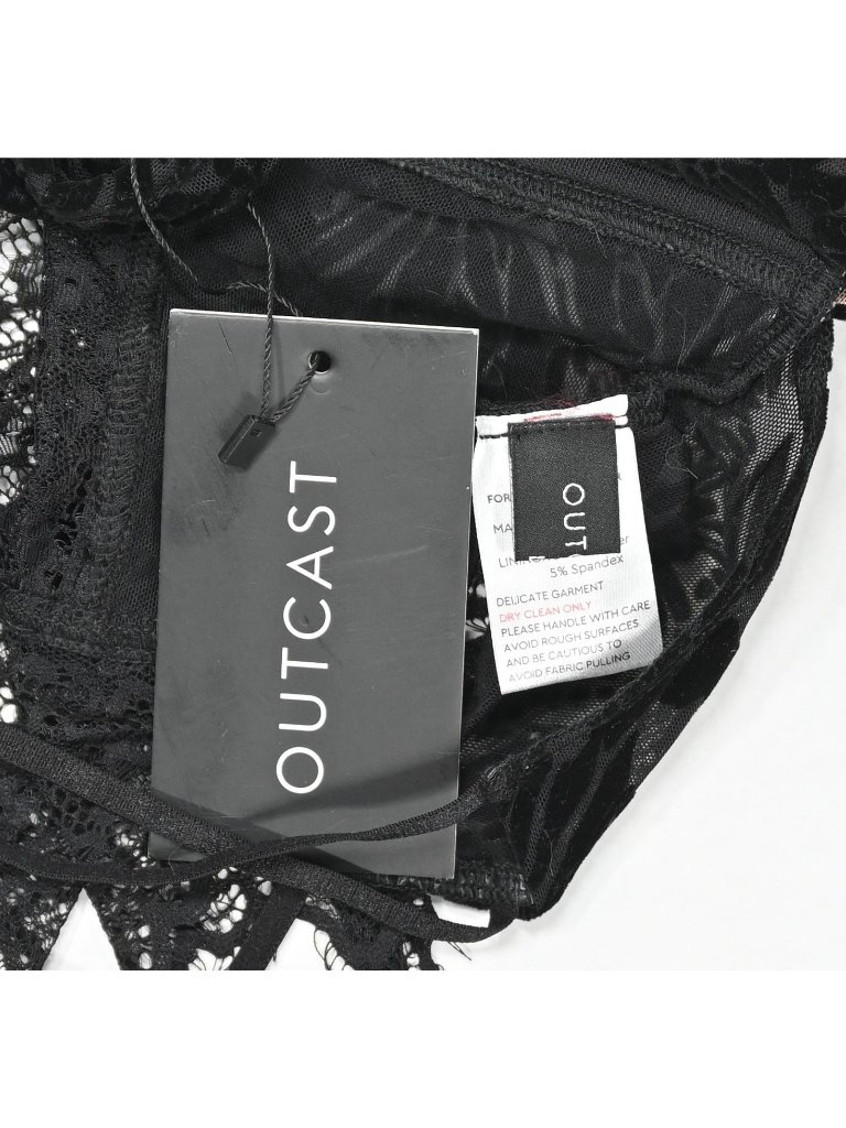 Outcast Cora Crop Top In Black — image 3 of 4